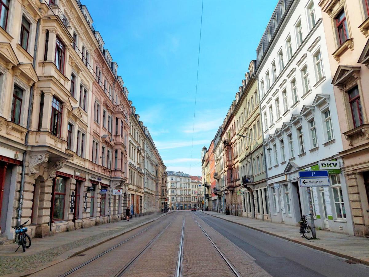 5 Min Zur Elbe, Helle Geraeumige 2-Raum-Whg, Neustadt, Top Lage Dresden Dış mekan fotoğraf